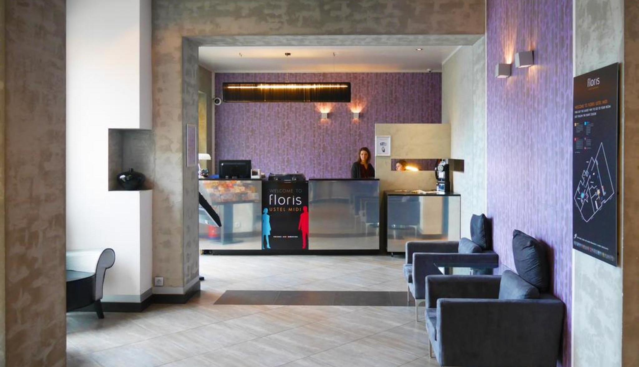 Hotel Floris Hotel Ustel Midi Saint-Gilles Buitenkant foto